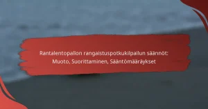 Rantalentopallon rangaistuspotkukilpailun säännöt: Muoto, Suorittaminen, Sääntömääräykset